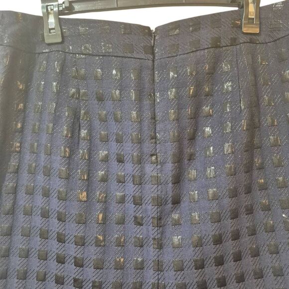 Banana Republic Women's Navy Lined Pencil Straight Skirt EUC - Picture 3 of 9